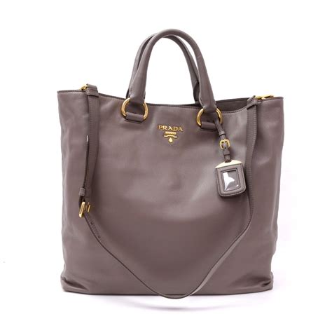 Prada Prada Prada Soft Calf Tote/Shoulder Bag BN1713 Leather 